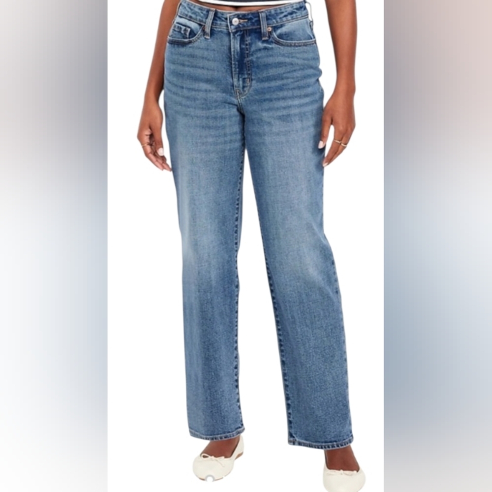 Old Navy Curvy High-Waisted Jeans NWT - Picture 1 of 2